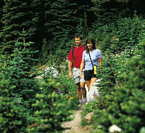 Couple on trail